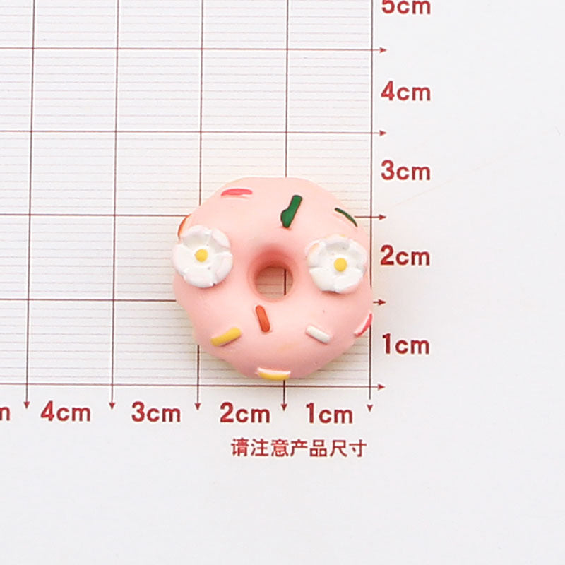 Wholesale Cartoon Donut Resin Cream Glue Phone Case